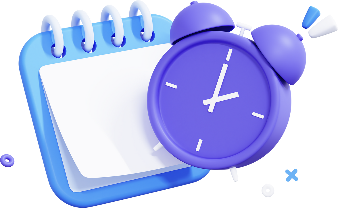 3D Calendar and Alarm Clock